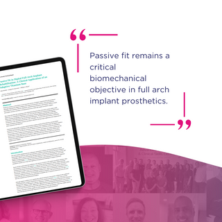 Passive Fit in Digital Full Arch Implant Rehabilitation