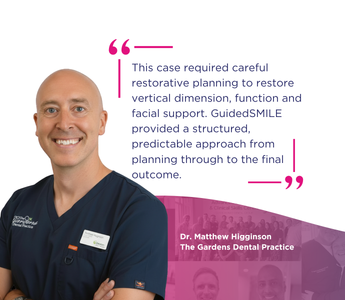 Restoring Function and Confidence with GuidedSMILE: A Dual Arch Rehabilitation by Dr Matthew Higginson